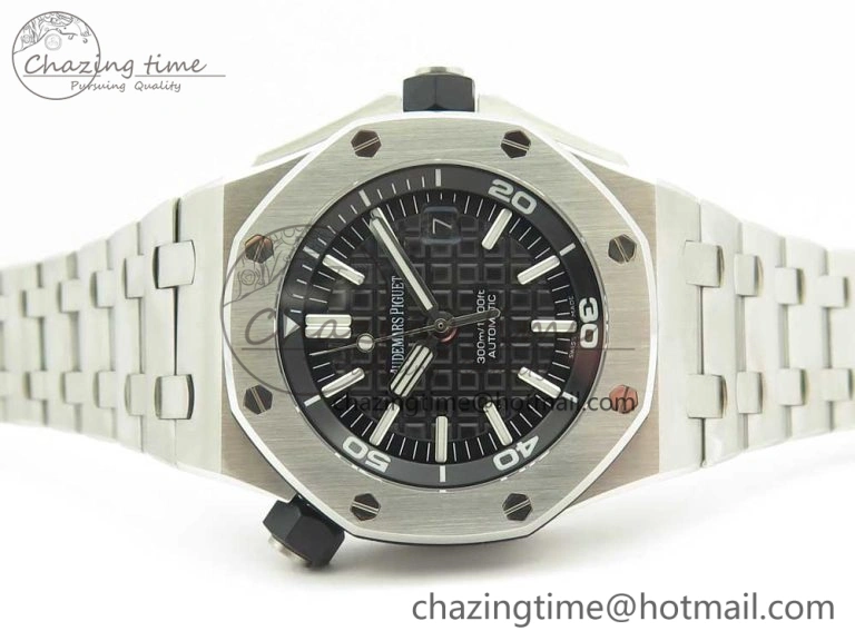 Royal Oak Offshore Diver 15703 JF 1:1 Best Edition on SS Bracelet A2824 V9.5