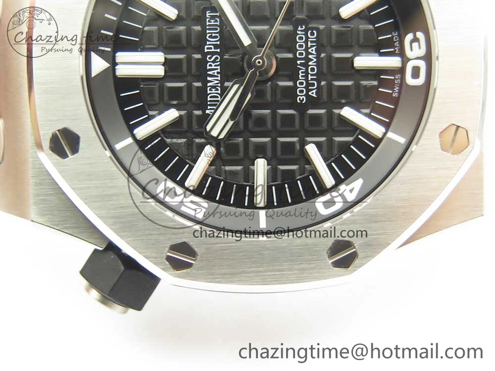 Royal Oak Offshore Diver 15703 JF 1:1 Best Edition on SS Bracelet A2824 V9.5