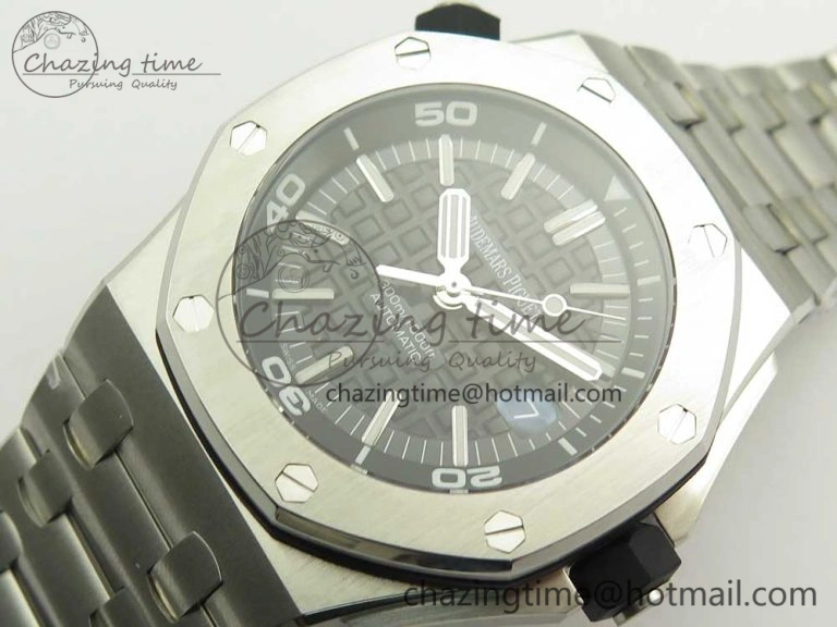 Royal Oak Offshore Diver 15703 JF 1:1 Best Edition on SS Bracelet A2824 V9.5
