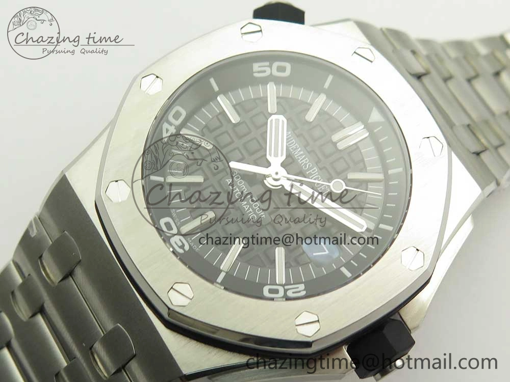 Royal Oak Offshore Diver 15703 JF 1:1 Best Edition on SS Bracelet A2824 V9.5
