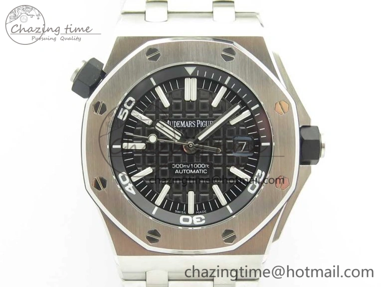 Royal Oak Offshore Diver 15703 JF 1:1 Best Edition on SS Bracelet A2824 V9.5