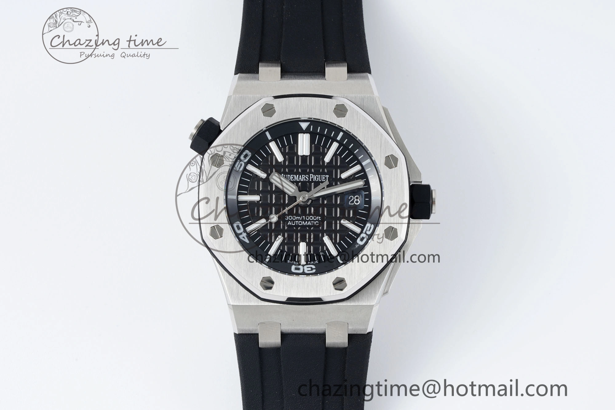 Royal Oak Offshore Diver 15703 RSF 1:1 Best Edition on Rubber Strap A2824