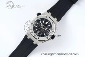 Royal Oak Offshore Diver 15703 RSF 1:1 Best Edition on Rubber Strap A2824