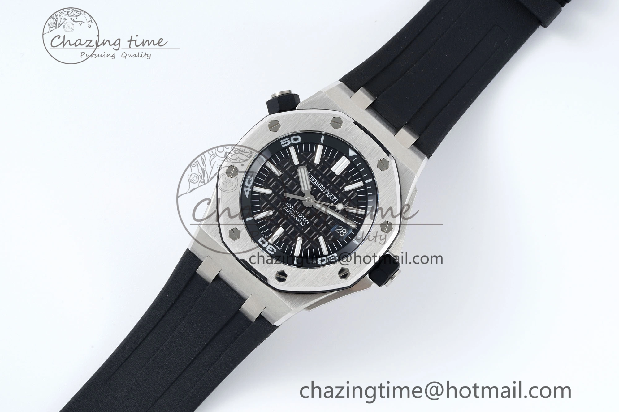 Royal Oak Offshore Diver 15703 RSF 1:1 Best Edition on Rubber Strap A2824