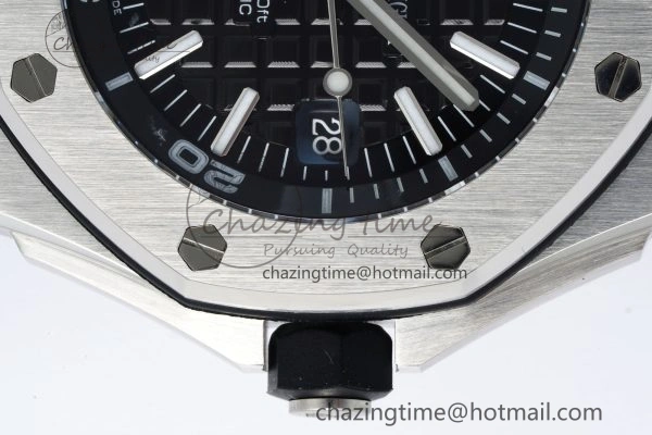 Royal Oak Offshore Diver 15703 RSF 1:1 Best Edition on Rubber Strap A2824