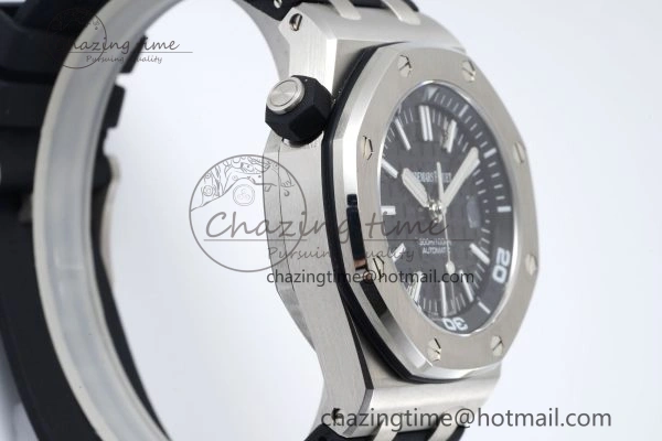 Royal Oak Offshore Diver 15703 RSF 1:1 Best Edition on Rubber Strap A2824