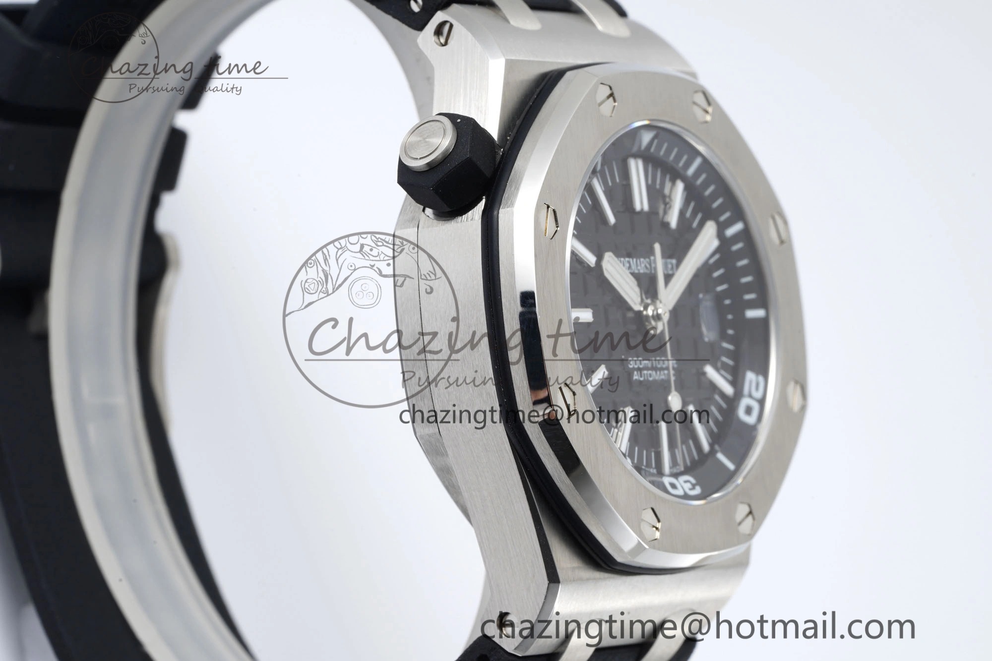 Royal Oak Offshore Diver 15703 RSF 1:1 Best Edition on Rubber Strap A2824
