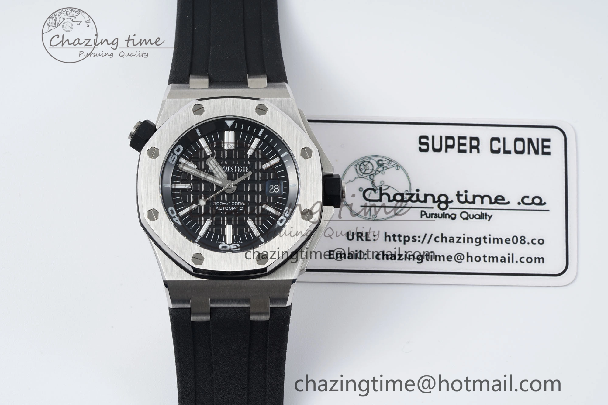 Royal Oak Offshore Diver 15703 RSF 1:1 Best Edition on Rubber Strap A2824