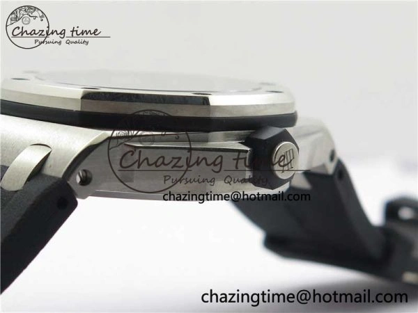 Royal Oak Offshore Diver 15703 ZF 1:1 Best Edition Black Dial on Black Rubber Strap A2824