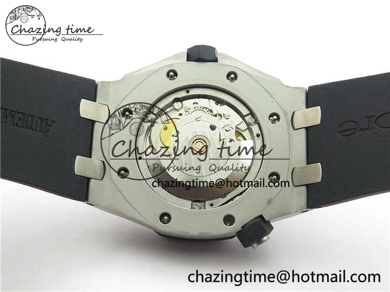 Royal Oak Offshore Diver 15703 ZF 1:1 Best Edition Black Dial on Black Rubber Strap A2824