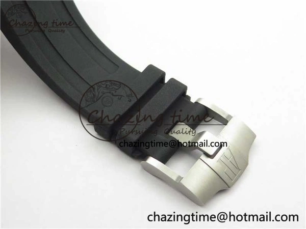 Royal Oak Offshore Diver 15703 ZF 1:1 Best Edition Black Dial on Black Rubber Strap A2824
