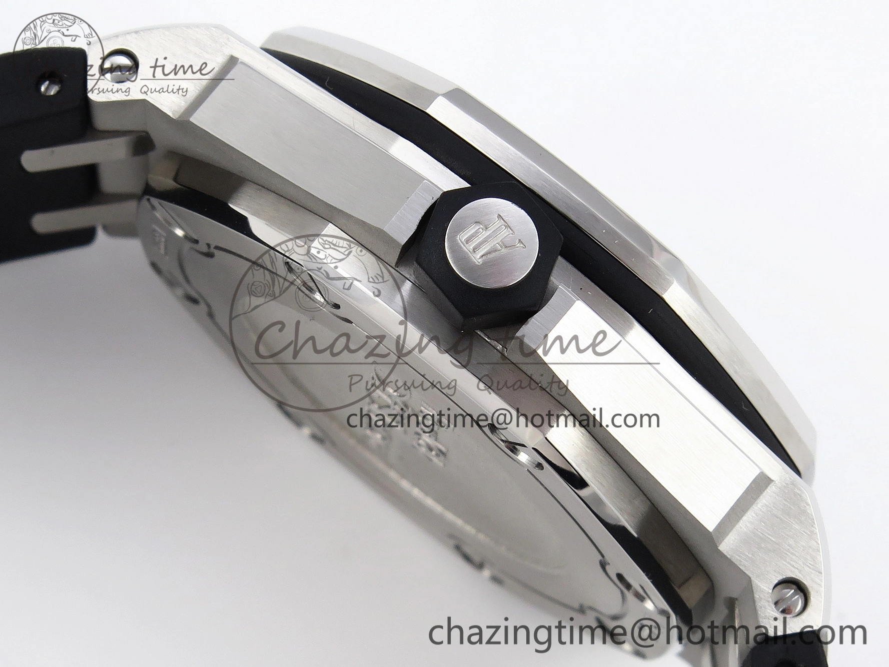 Royal Oak Offshore Diver 15703 ZF 1:1 Best Edition Black Dial on Black Rubber Strap SA3120 Super Clone V2