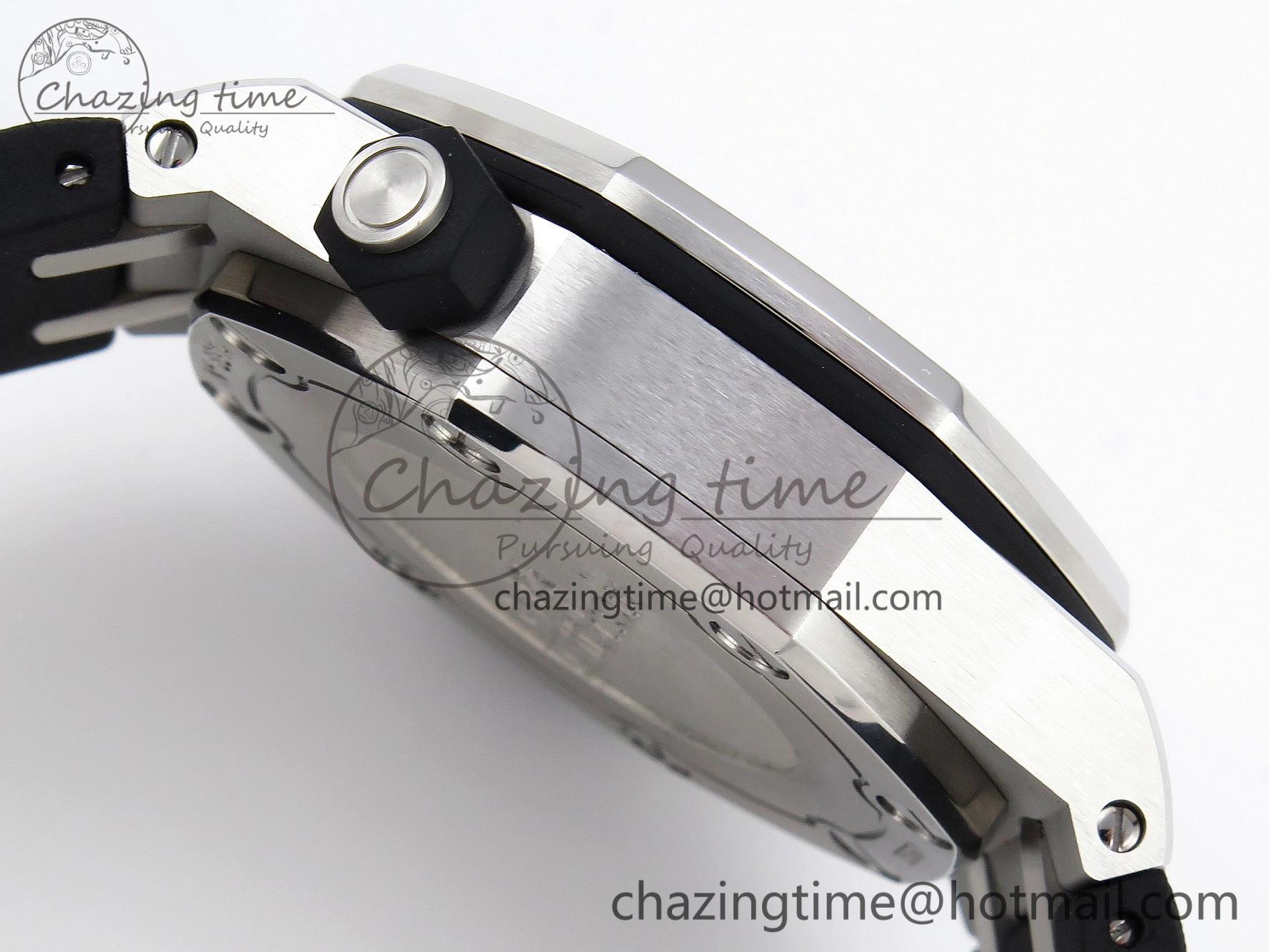 Royal Oak Offshore Diver 15703 ZF 1:1 Best Edition Black Dial on Black Rubber Strap SA3120 Super Clone V2