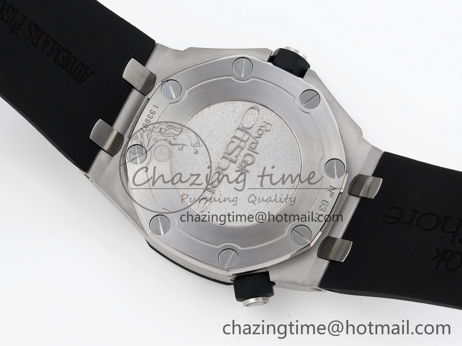 Royal Oak Offshore Diver 15703 ZF 1:1 Best Edition Black Dial on Black Rubber Strap SA3120 Super Clone V2