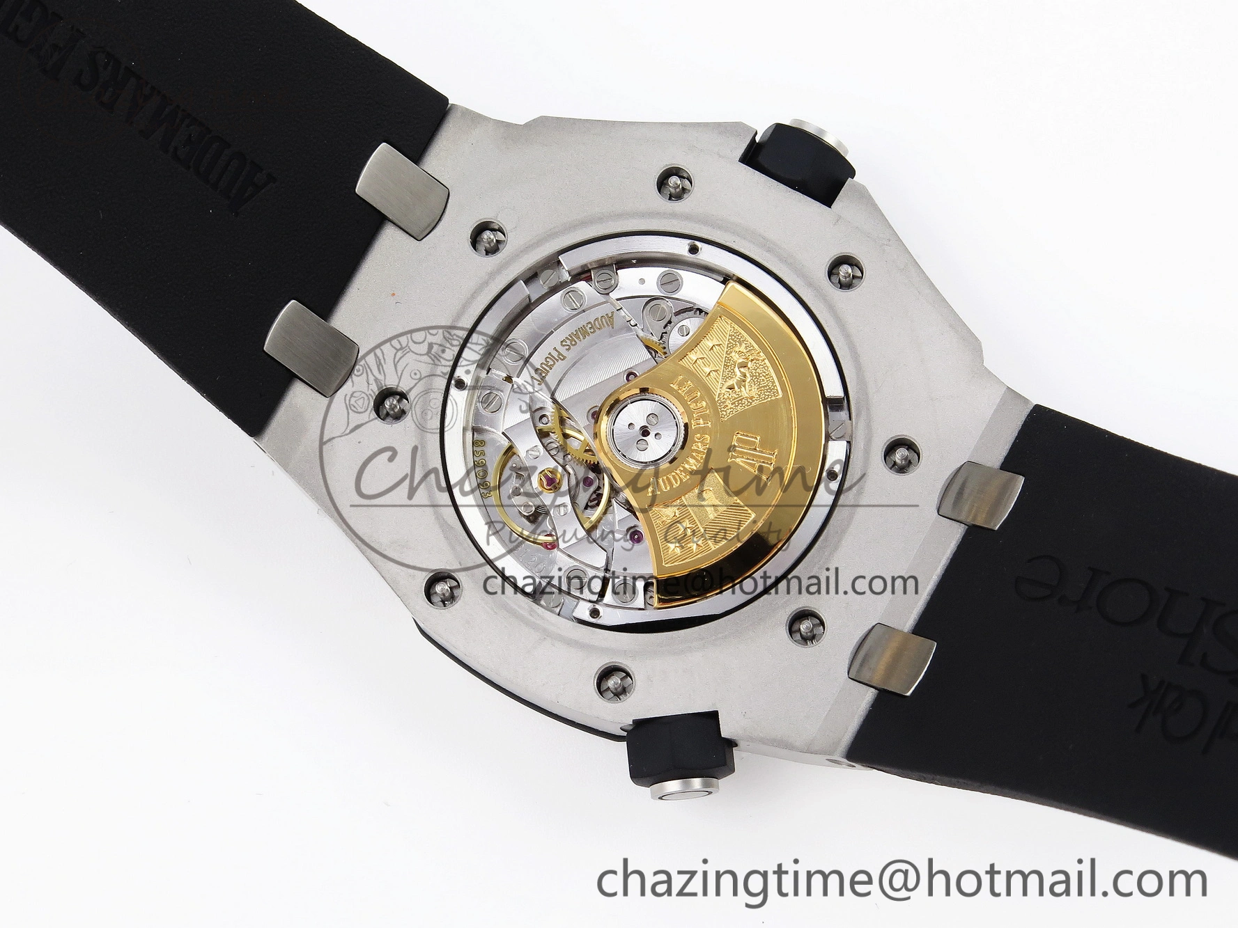 Royal Oak Offshore Diver 15703 ZF 1:1 Best Edition Black Dial on Black Rubber Strap SA3120 Super Clone V2