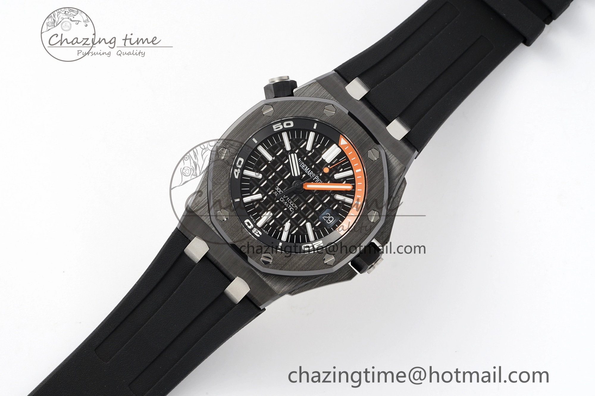 Royal Oak Offshore Diver 15707 Black Ceramic APSF 1:1 Best Edition SA3120 Super Clone