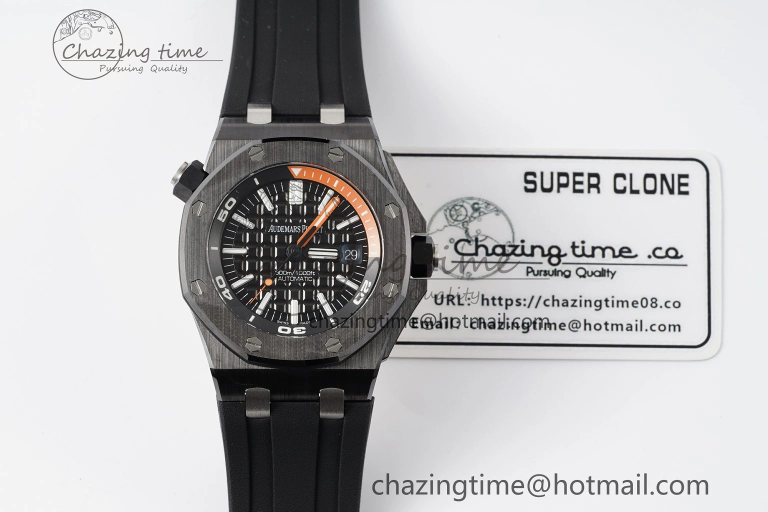 Royal Oak Offshore Diver 15707 Black Ceramic APSF 1:1 Best Edition SA3120 Super Clone