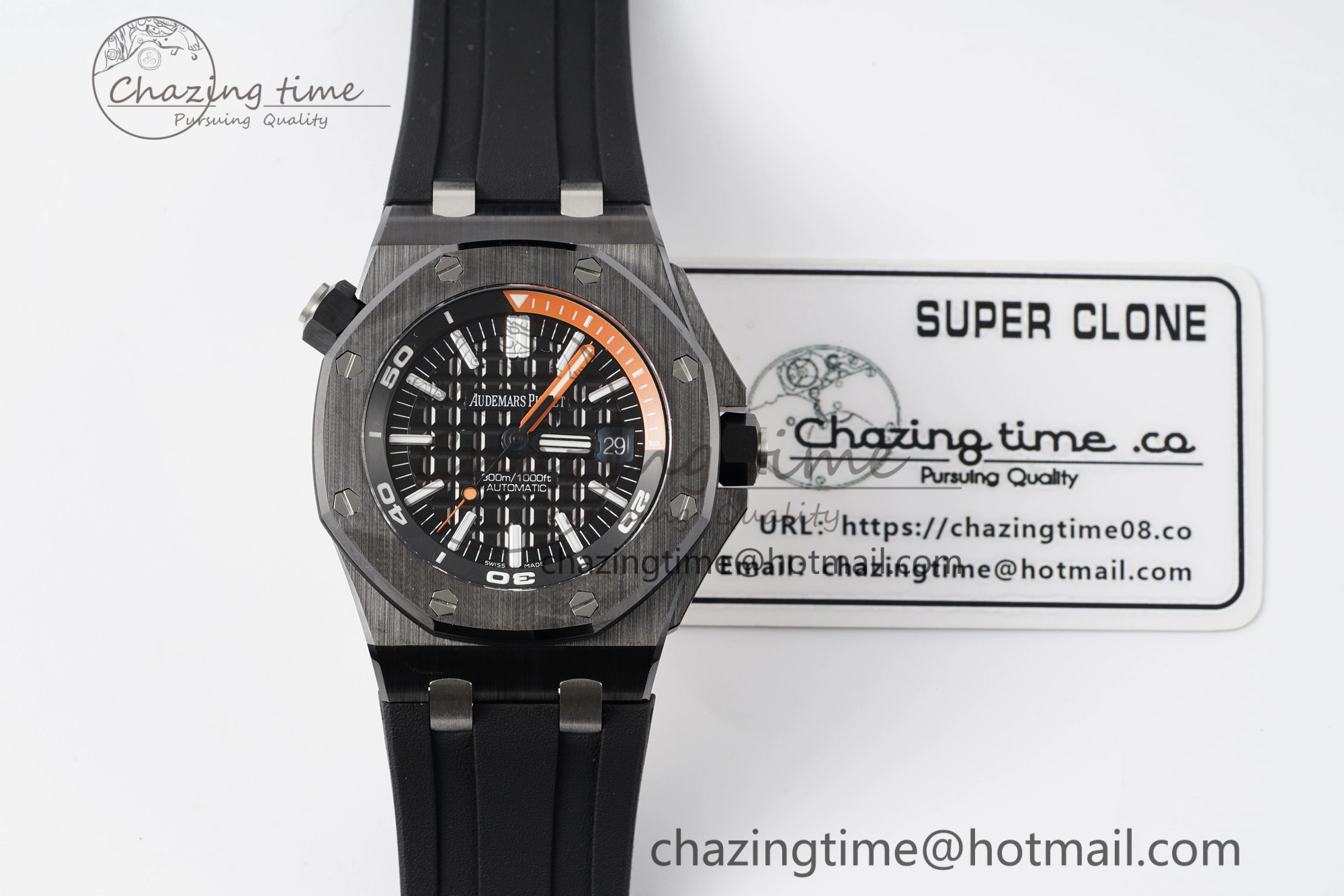 Royal Oak Offshore Diver 15707 Black Ceramic APSF 1:1 Best Edition SA3120 Super Clone