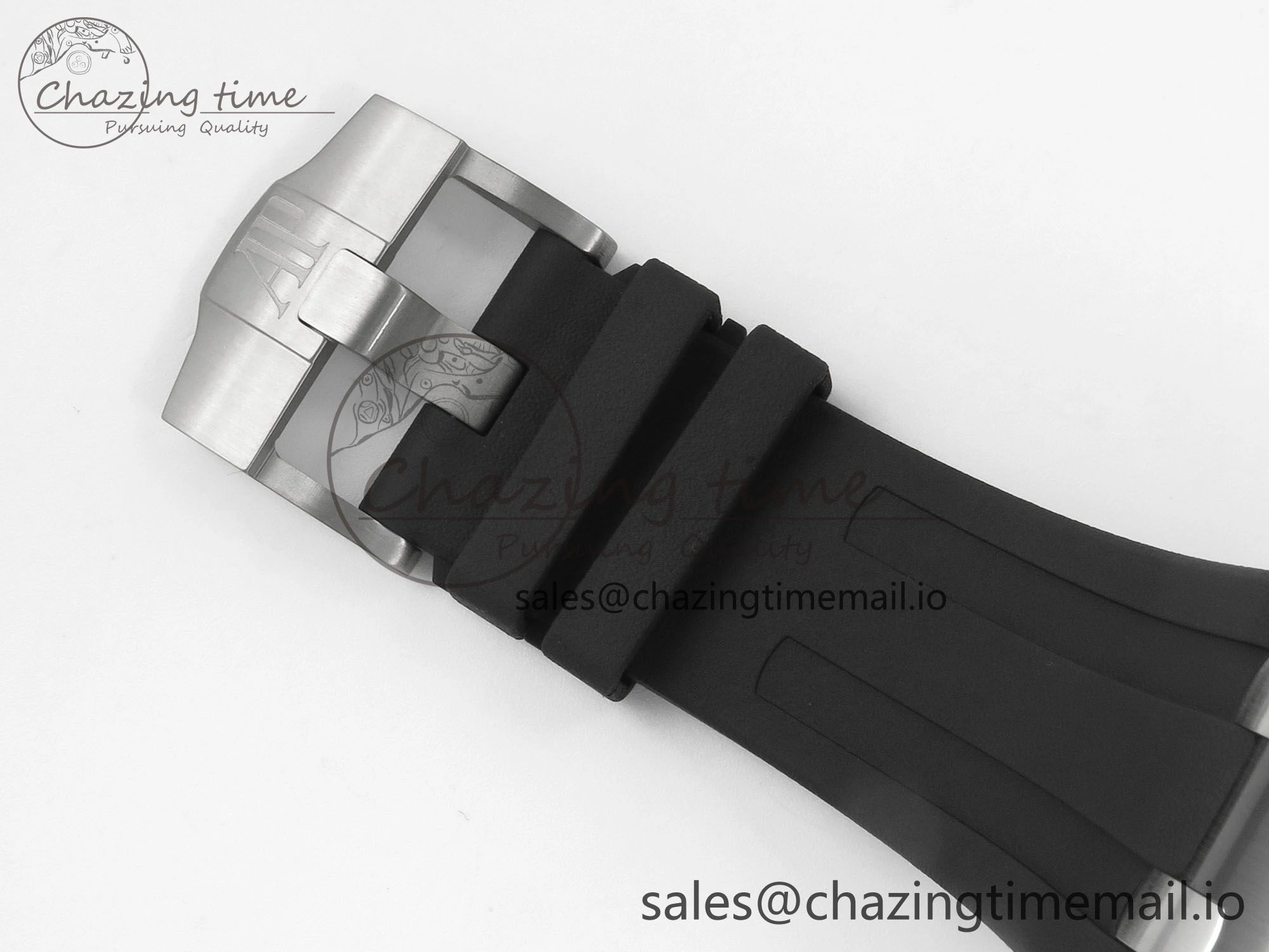 Royal Oak Offshore Diver 15707 Black Ceramic APSF Black Orange Dial on Black Rubber Strap SH3120 Super Clone