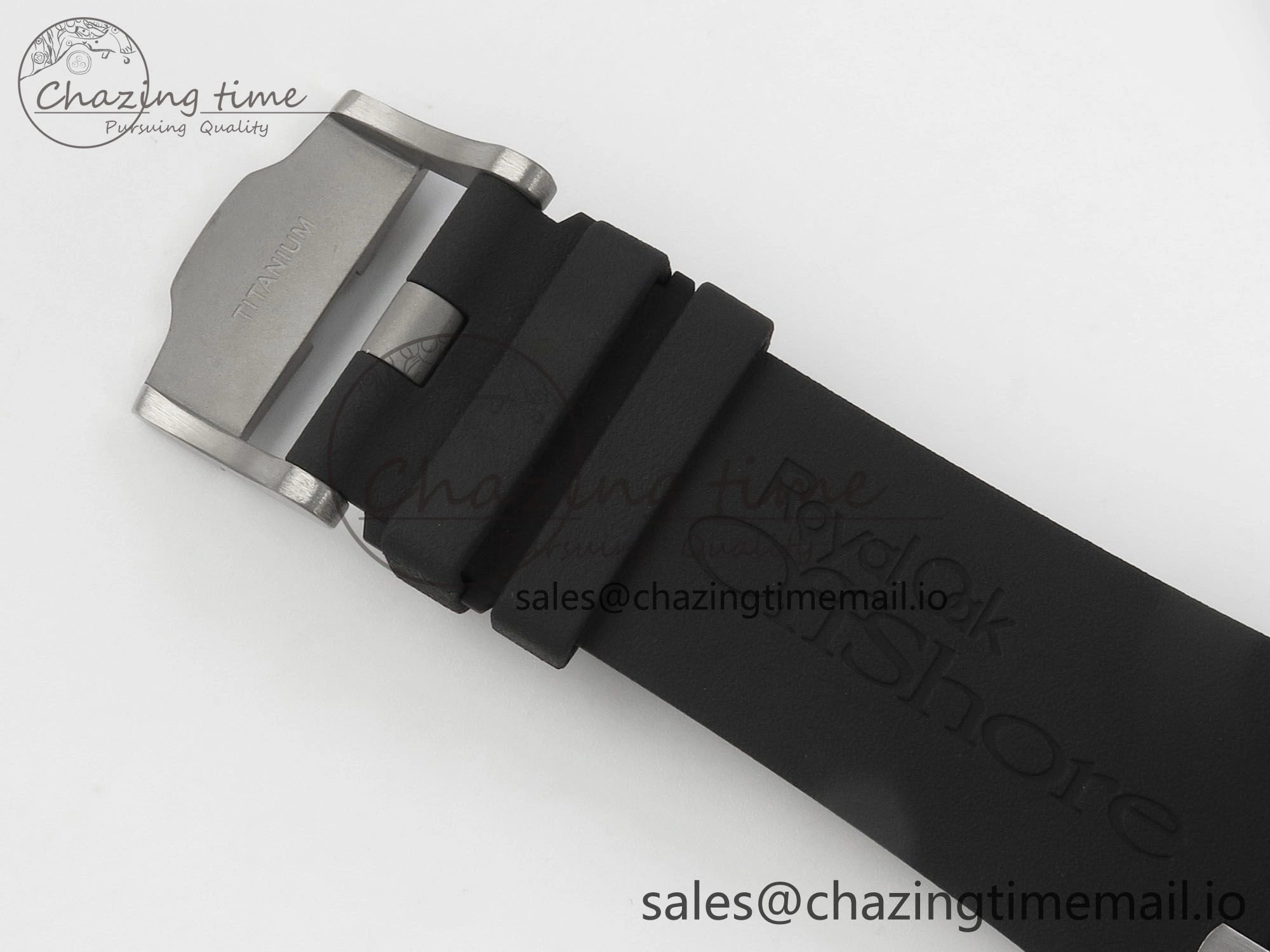 Royal Oak Offshore Diver 15707 Black Ceramic APSF Black Orange Dial on Black Rubber Strap SH3120 Super Clone