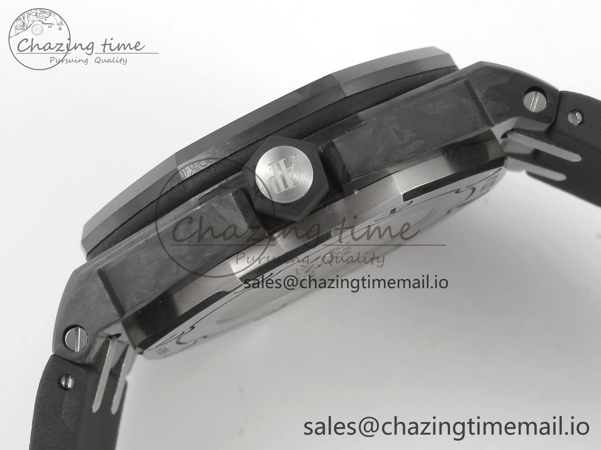 Royal Oak Offshore Diver 15707 Black Ceramic APSF Black Yellow Dial on Black Rubber Strap SH3120 Super Clone