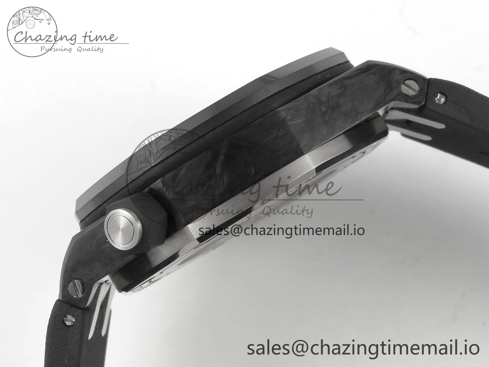 Royal Oak Offshore Diver 15707 Black Ceramic APSF Black Yellow Dial on Black Rubber Strap SH3120 Super Clone