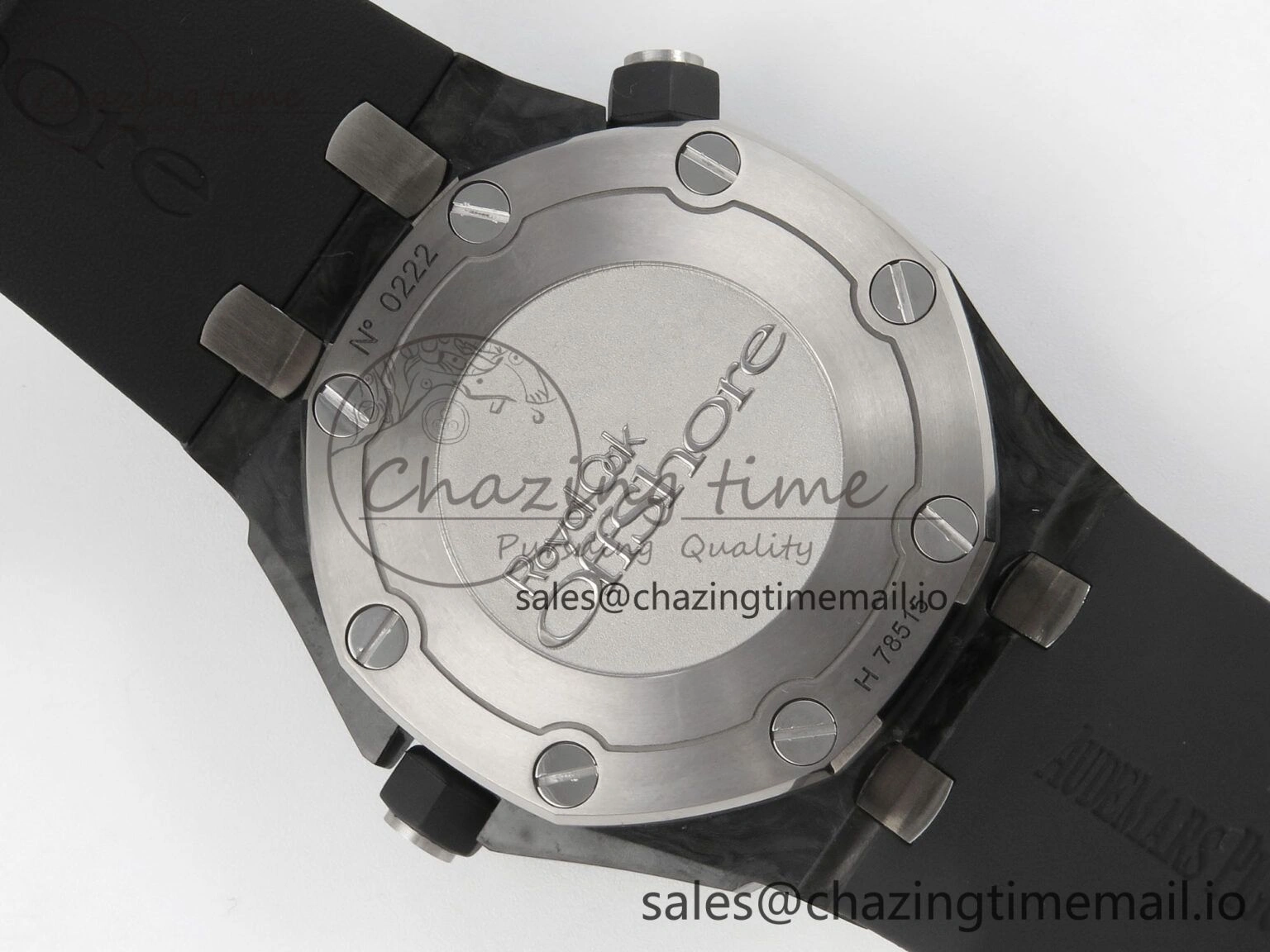 Royal Oak Offshore Diver 15707 Black Ceramic APSF Black Yellow Dial on Black Rubber Strap SH3120 Super Clone