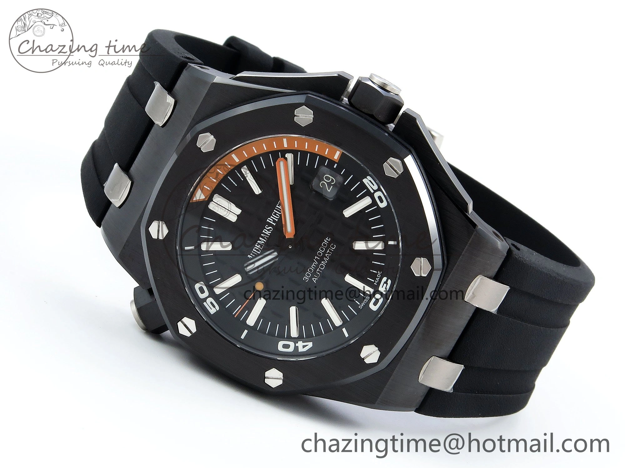 Royal Oak Offshore Diver 15707 Black Ceramic ZF 1:1 Best Edition SA3120 Super Clone