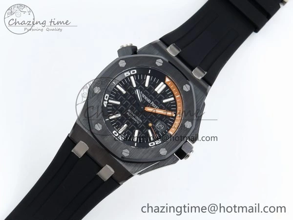 Royal Oak Offshore Diver 15707 Black Ceramic ZF 1:1 Best Edition SA3120 Super Clone