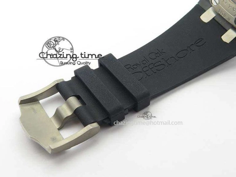 Royal Oak Offshore Diver 15707 Real Ceramic BP-Maker On Rubber Strap A3120