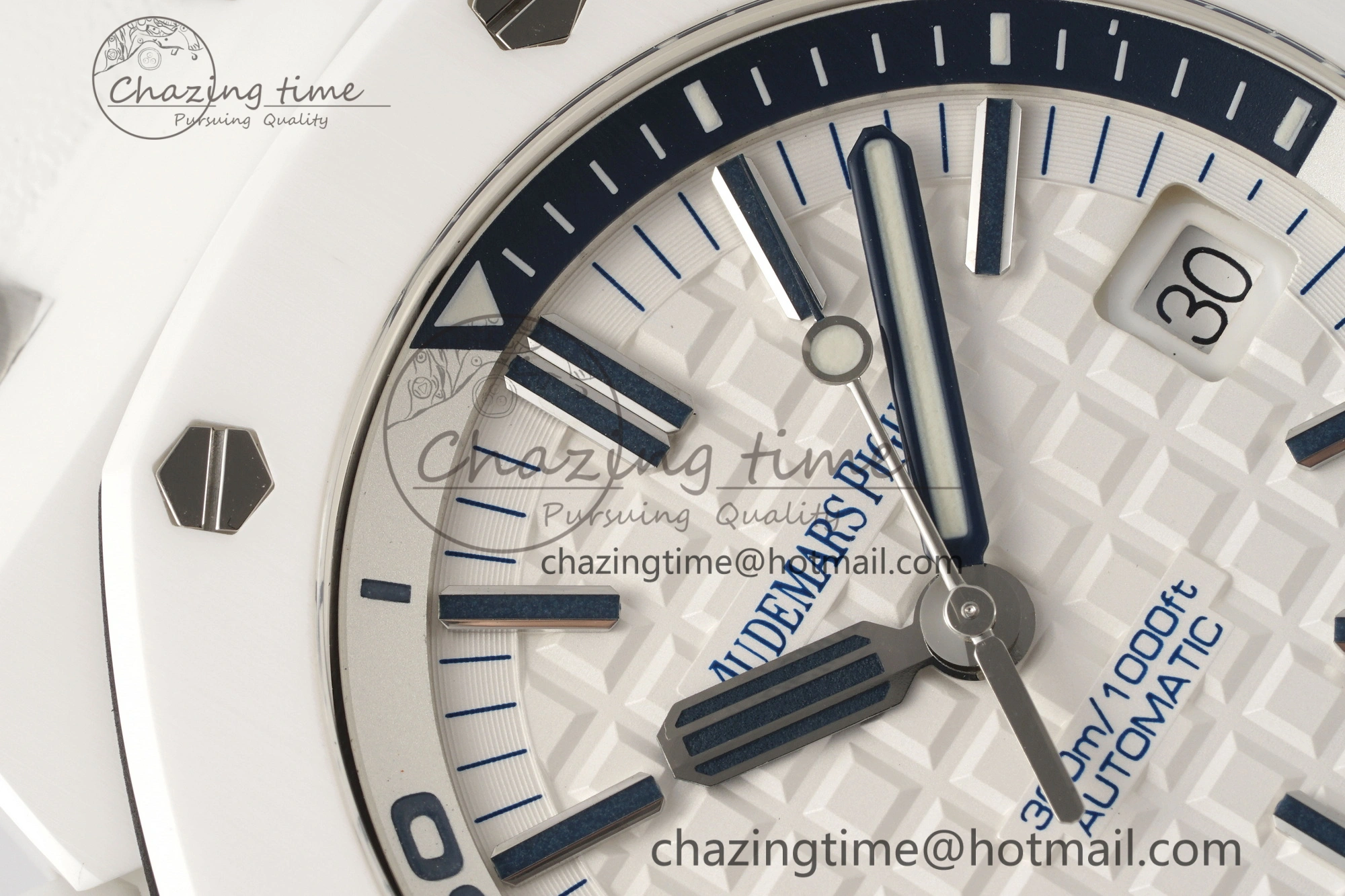 Royal Oak Offshore Diver 15707 White Ceramic APSF 1:1 Best Edition SA3120 Super Clone