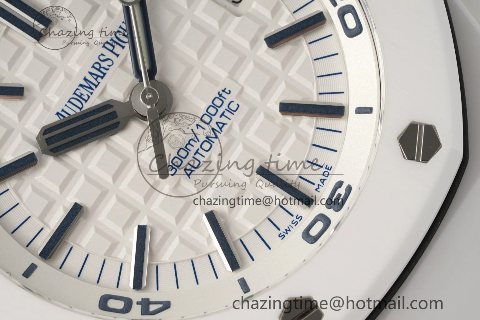 Royal Oak Offshore Diver 15707 White Ceramic APSF 1:1 Best Edition SA3120 Super Clone