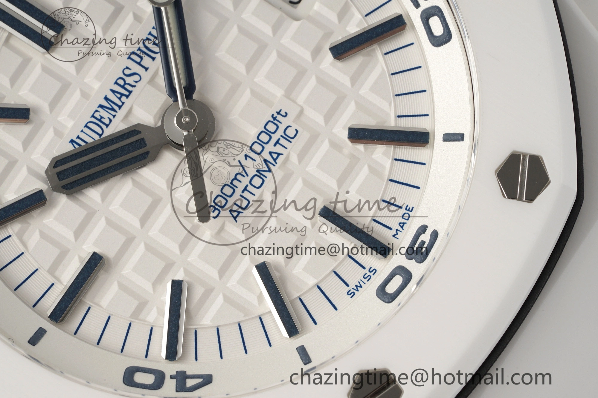 Royal Oak Offshore Diver 15707 White Ceramic APSF 1:1 Best Edition SA3120 Super Clone