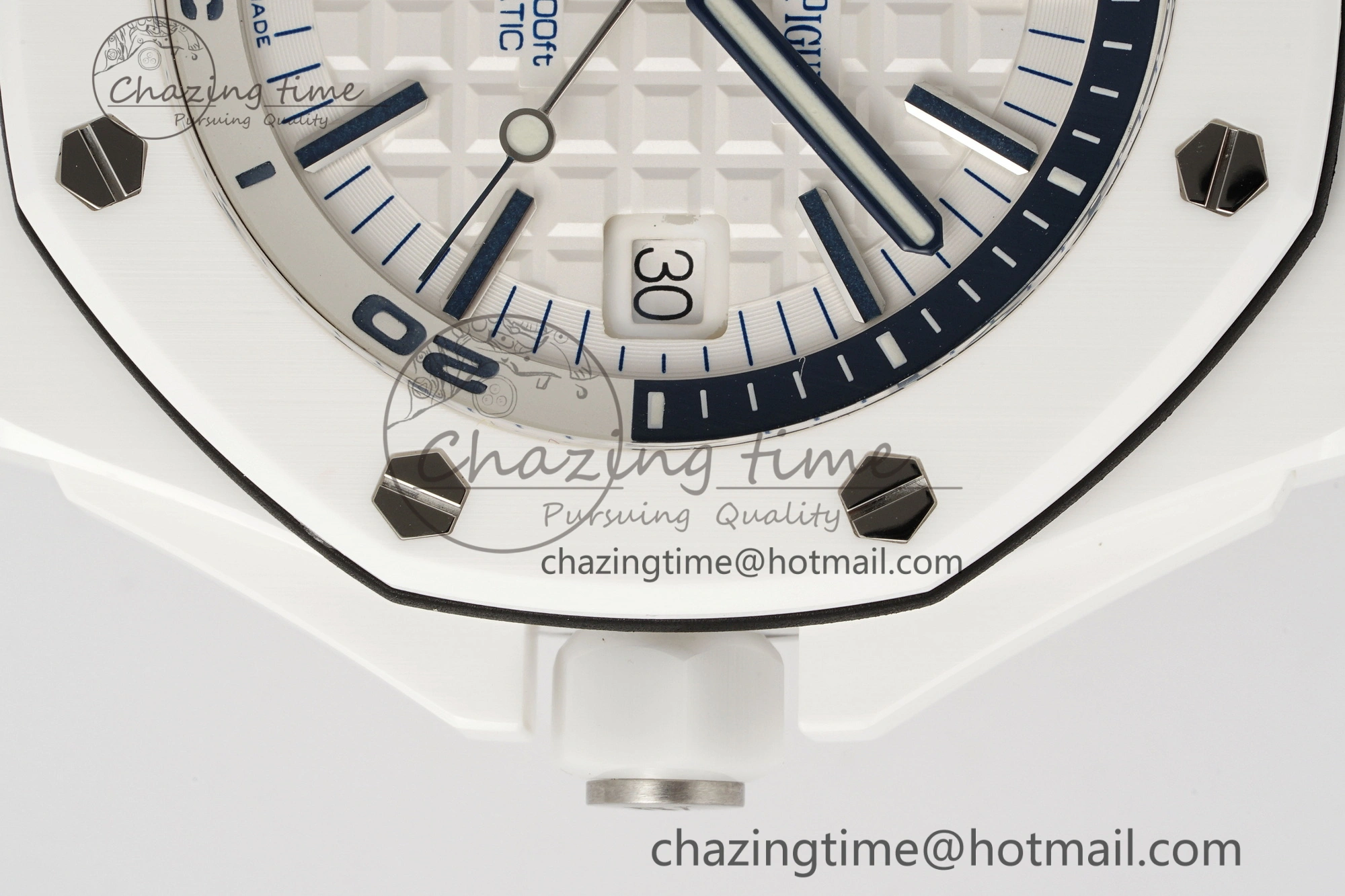 Royal Oak Offshore Diver 15707 White Ceramic APSF 1:1 Best Edition SA3120 Super Clone