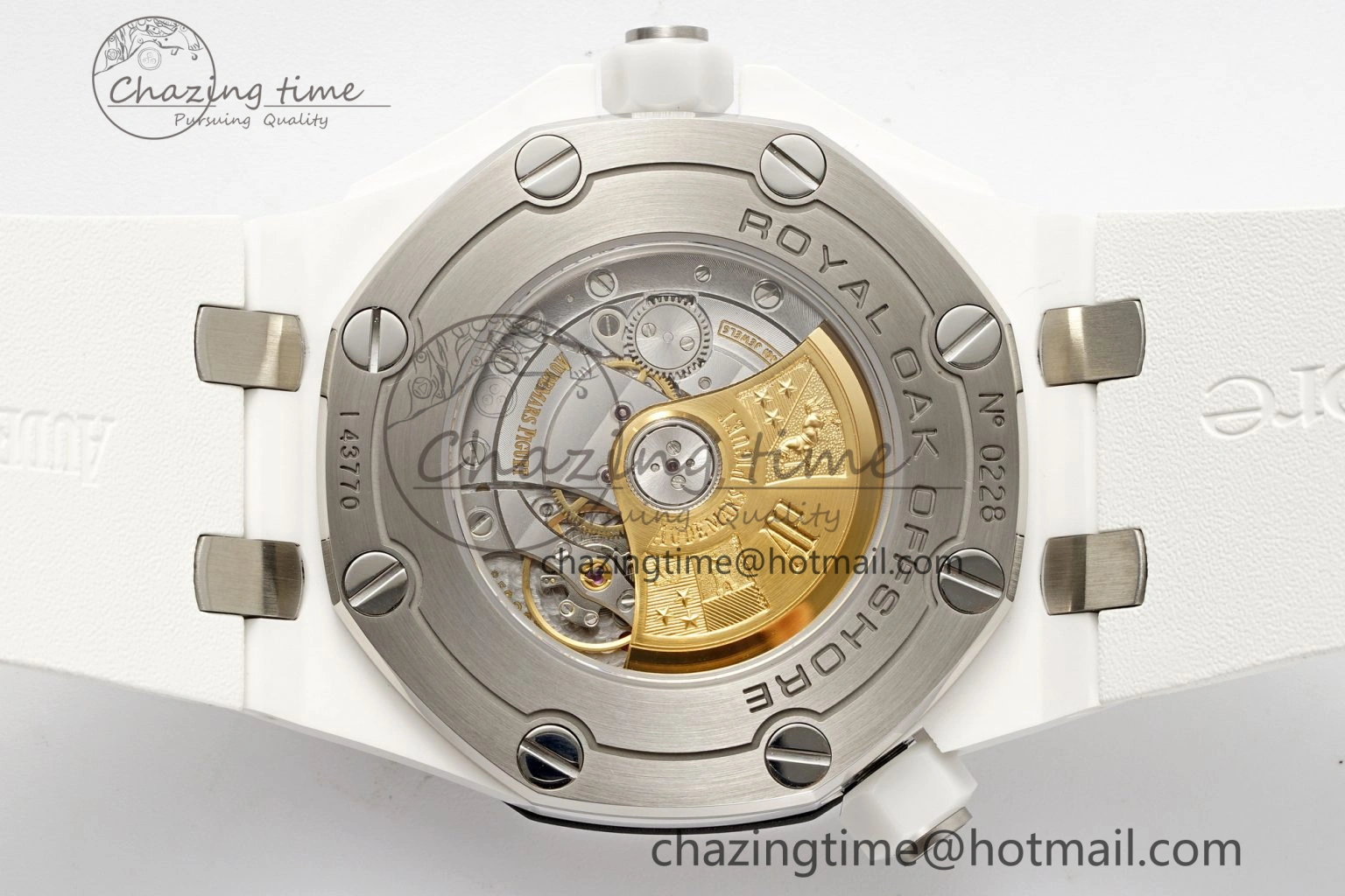 Royal Oak Offshore Diver 15707 White Ceramic APSF 1:1 Best Edition SA3120 Super Clone