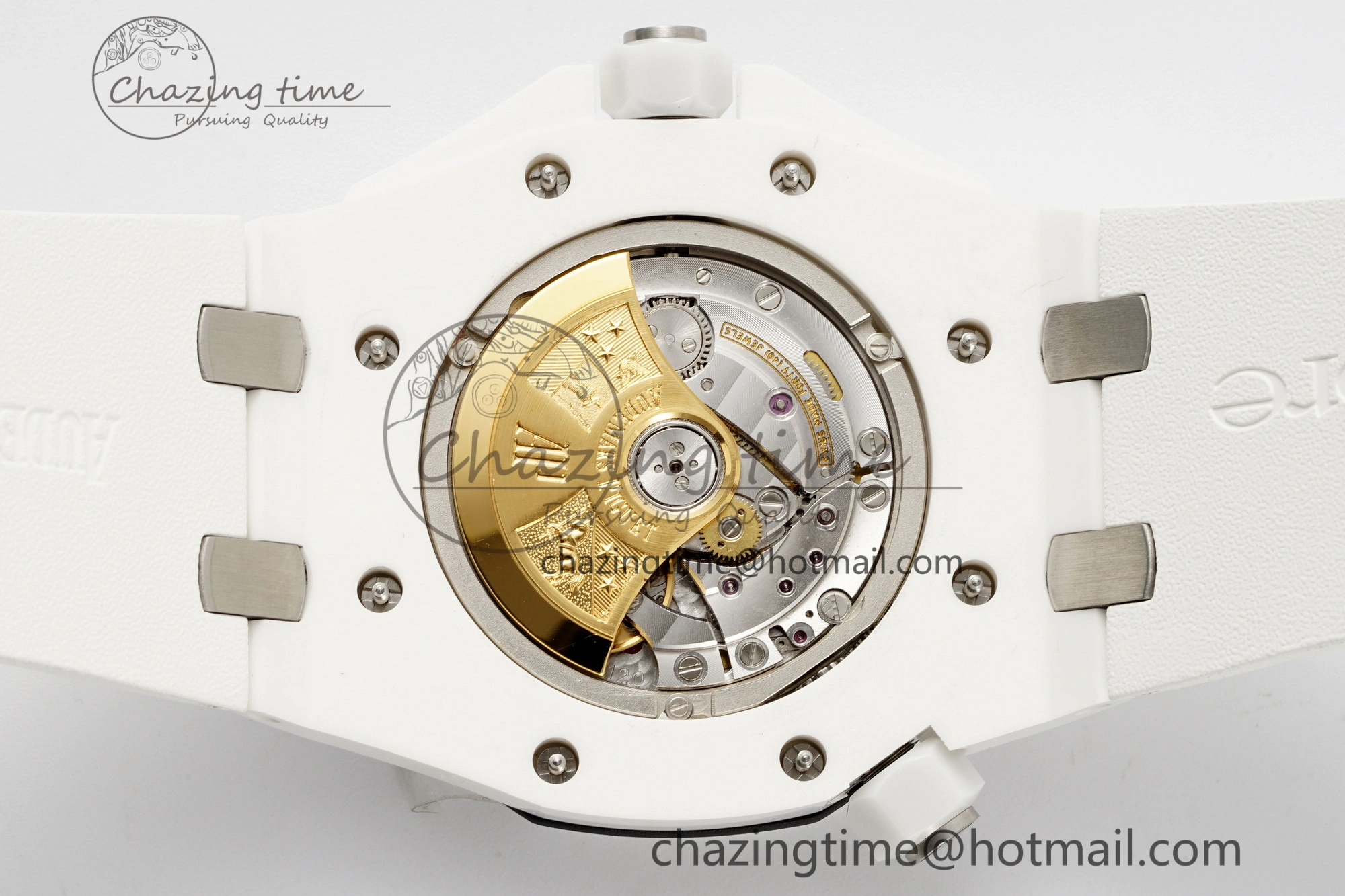 Royal Oak Offshore Diver 15707 White Ceramic APSF 1:1 Best Edition SA3120 Super Clone