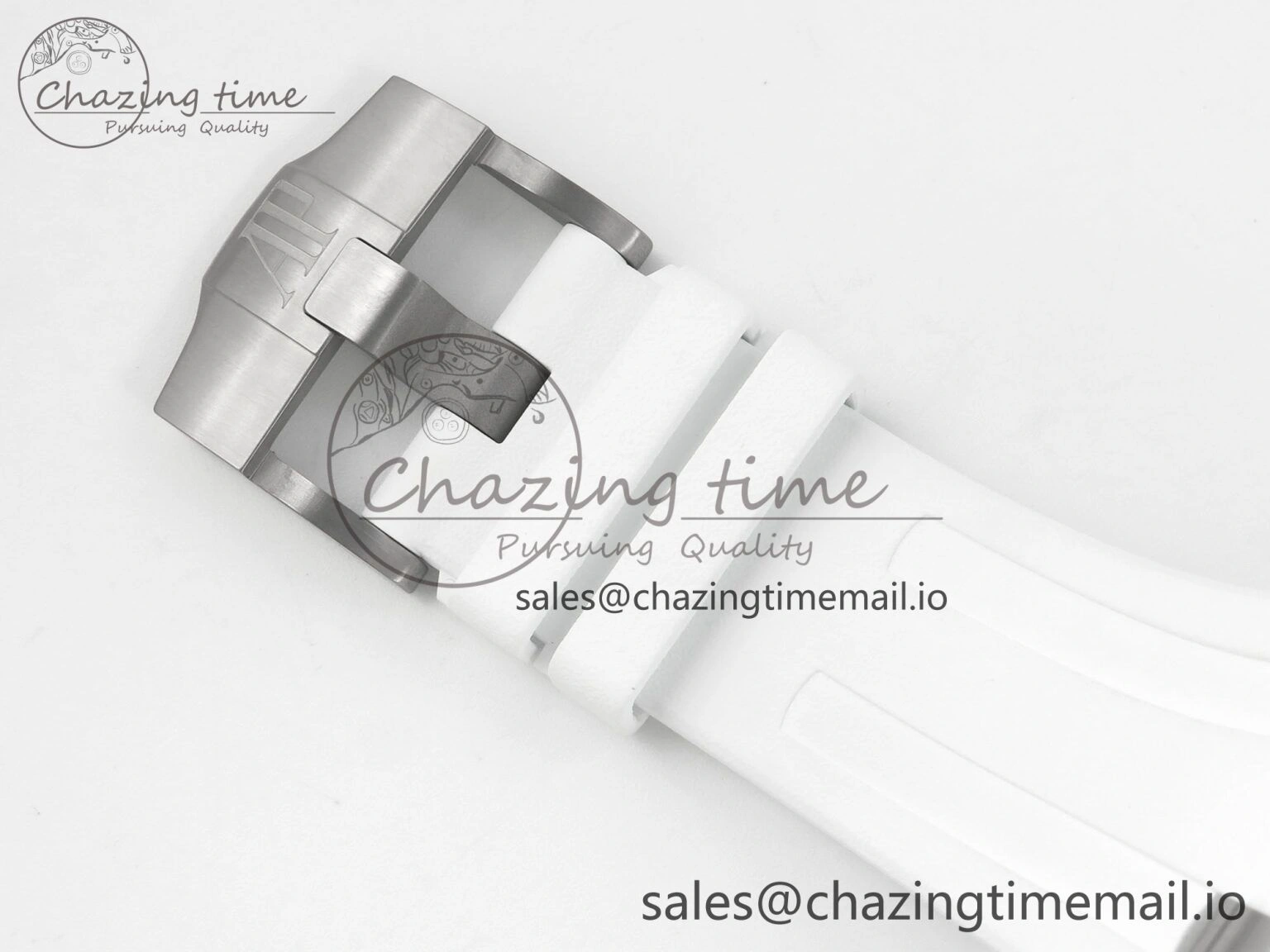 Royal Oak Offshore Diver 15707 White Ceramic APSF White Dial on White Rubber Strap SH3120 Super Clone