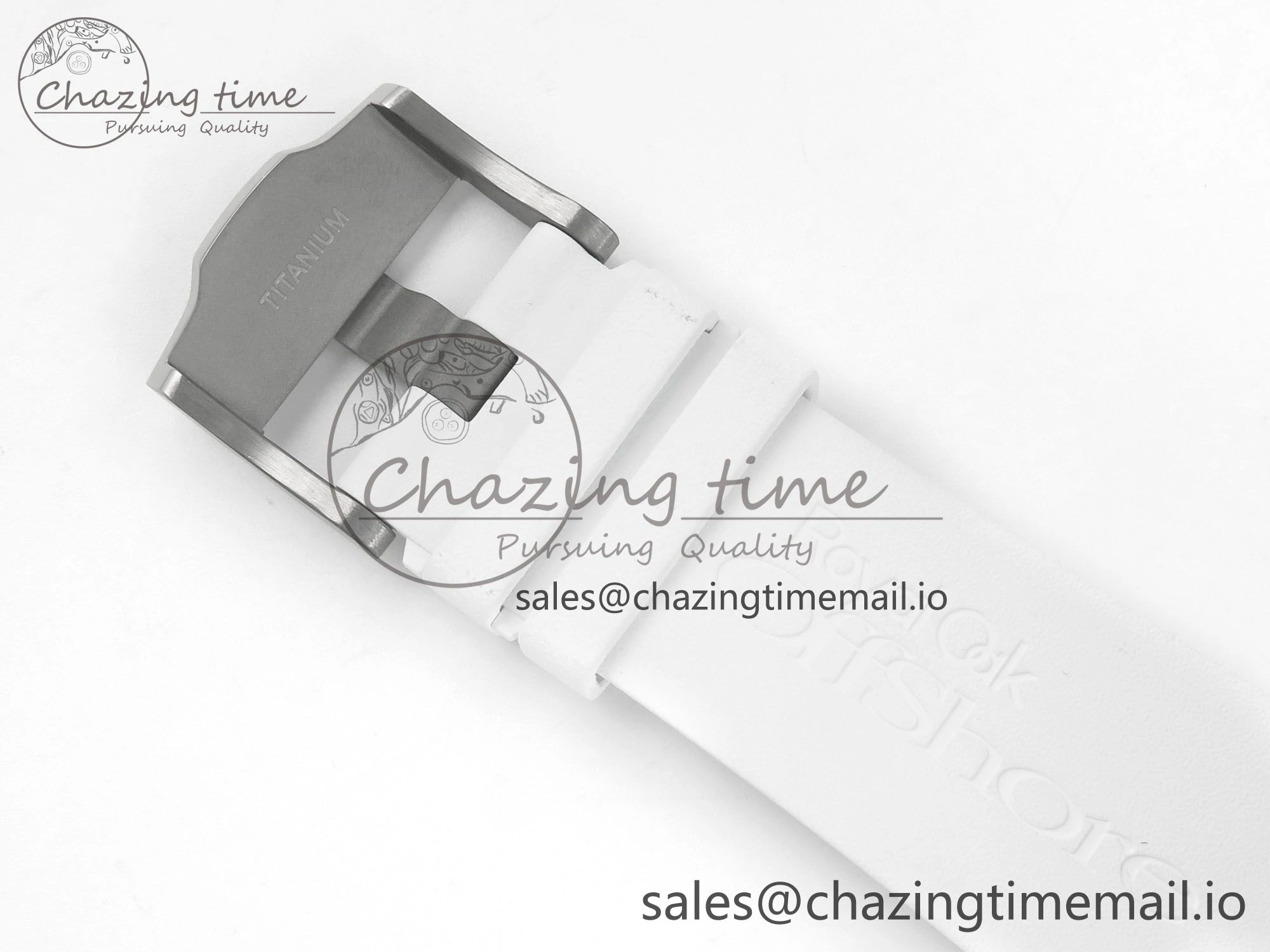Royal Oak Offshore Diver 15707 White Ceramic APSF White Dial on White Rubber Strap SH3120 Super Clone