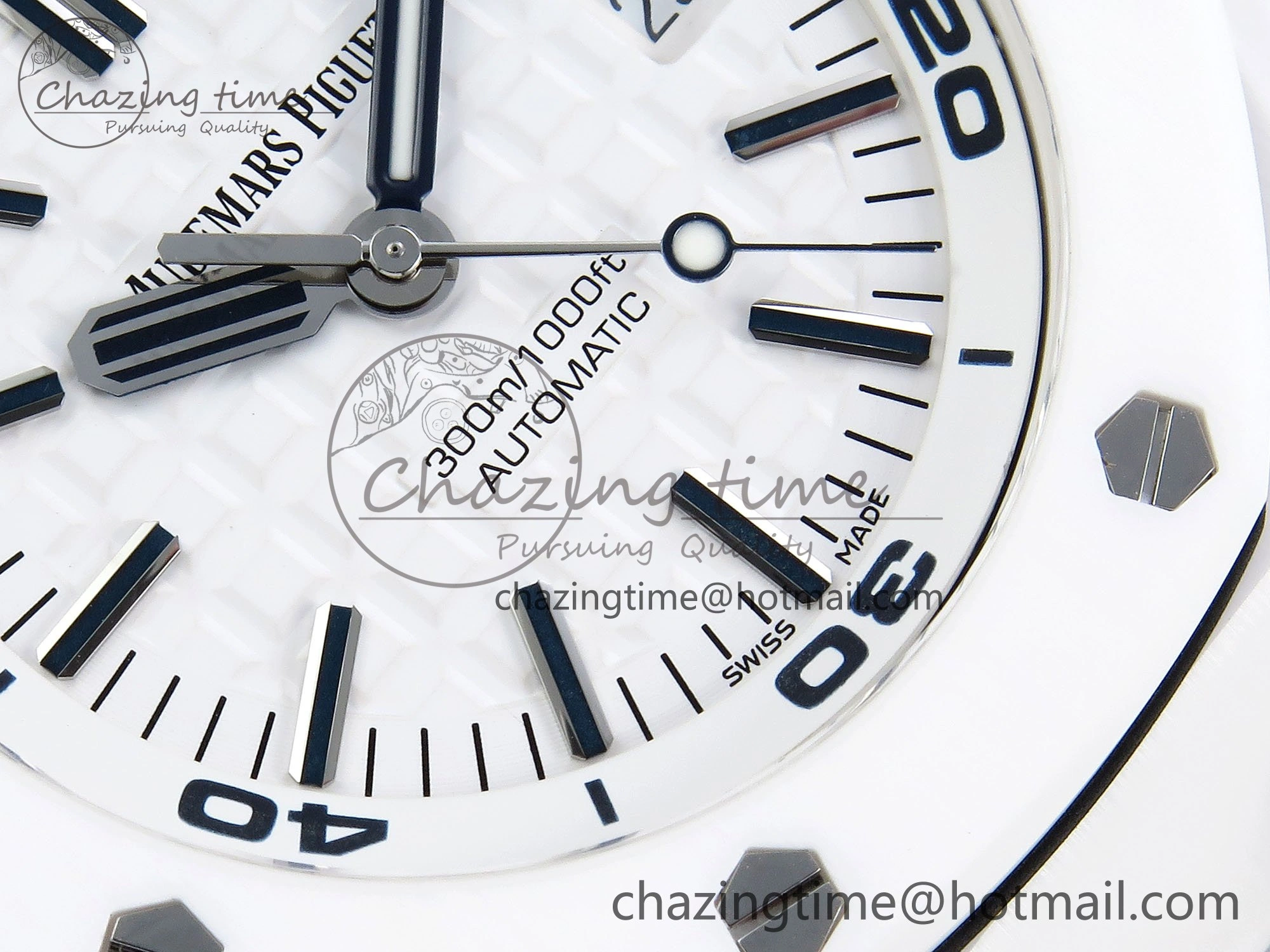Royal Oak Offshore Diver 15707 White Ceramic ZF 1:1 Best Edition SA3120 Super Clone