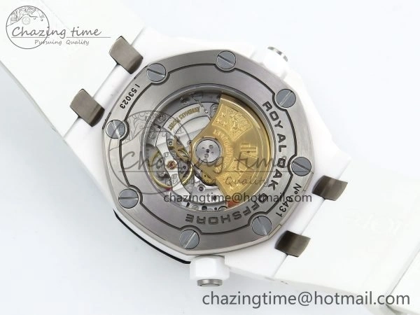 Royal Oak Offshore Diver 15707 White Ceramic ZF 1:1 Best Edition SA3120 Super Clone