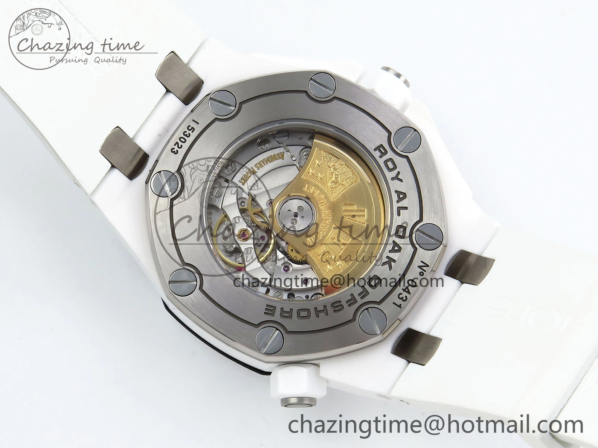 Royal Oak Offshore Diver 15707 White Ceramic ZF 1:1 Best Edition SA3120 Super Clone