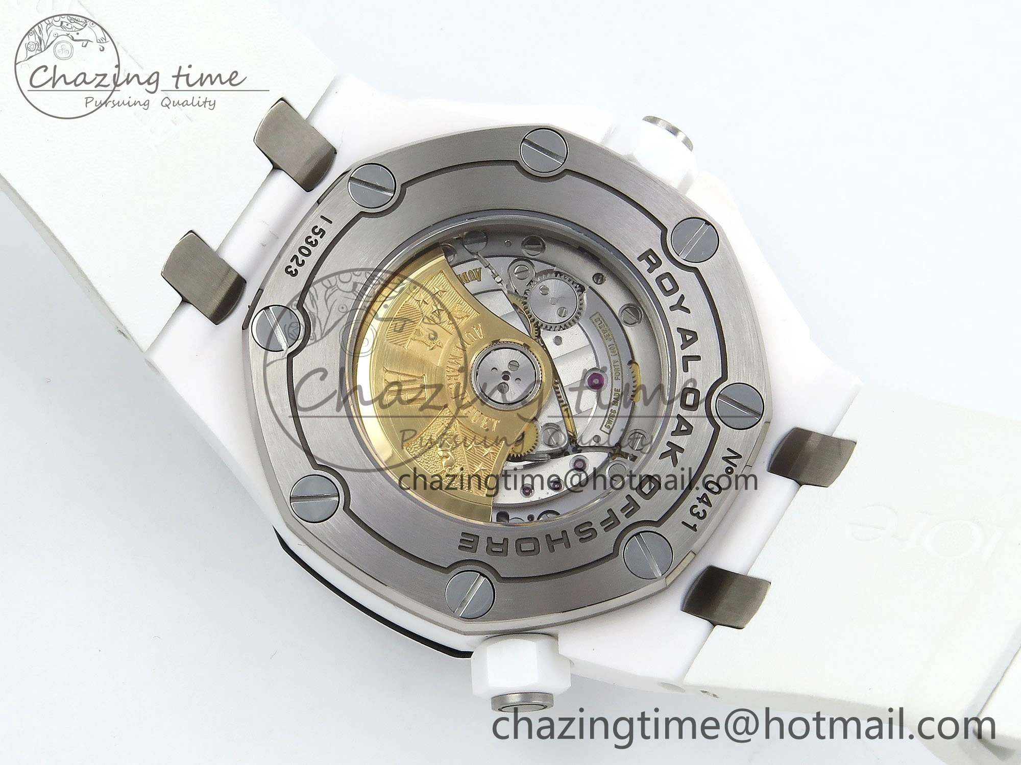 Royal Oak Offshore Diver 15707 White Ceramic ZF 1:1 Best Edition SA3120 Super Clone