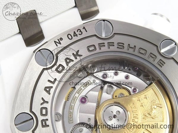 Royal Oak Offshore Diver 15707 White Ceramic ZF 1:1 Best Edition SA3120 Super Clone