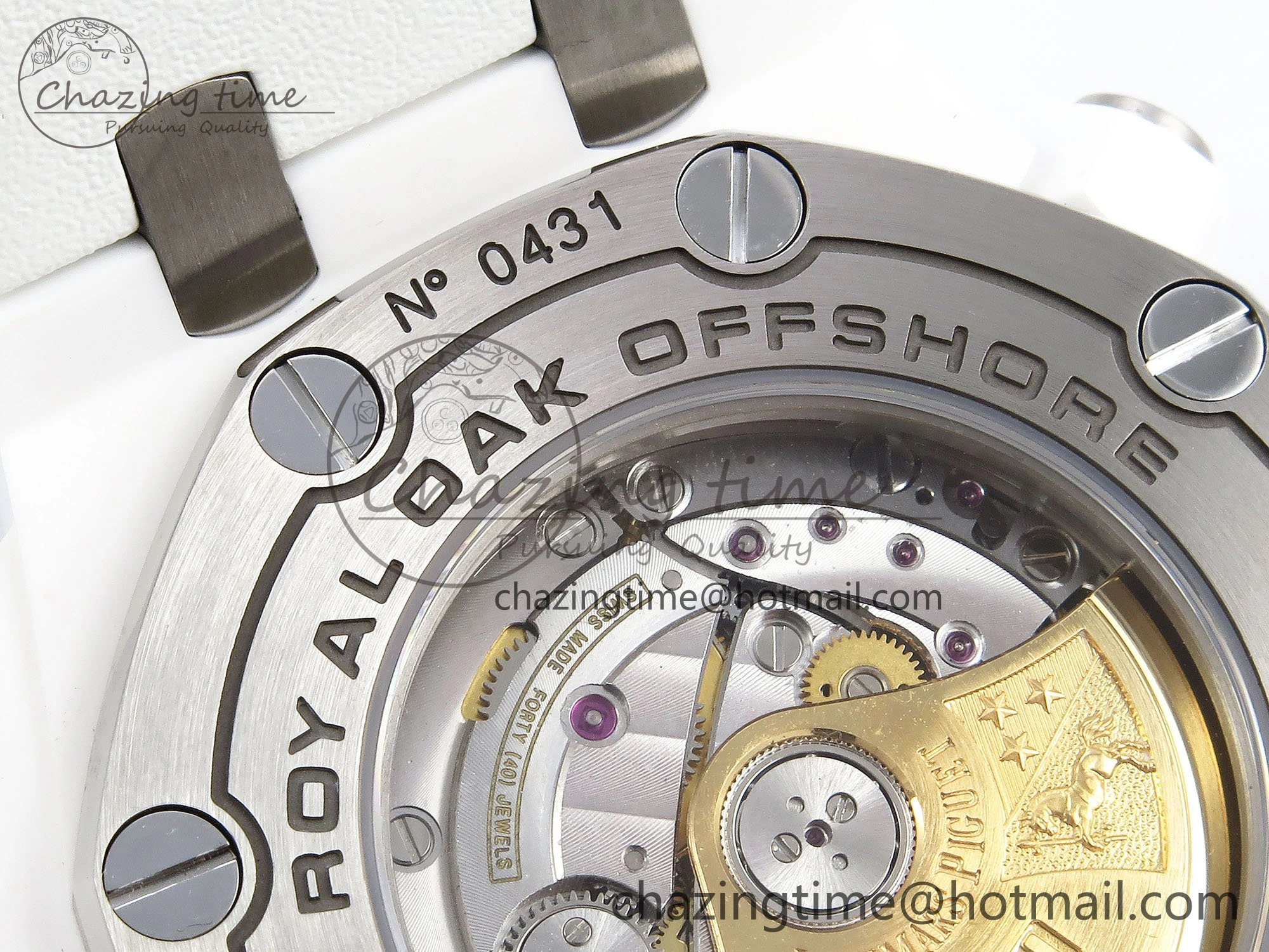 Royal Oak Offshore Diver 15707 White Ceramic ZF 1:1 Best Edition SA3120 Super Clone
