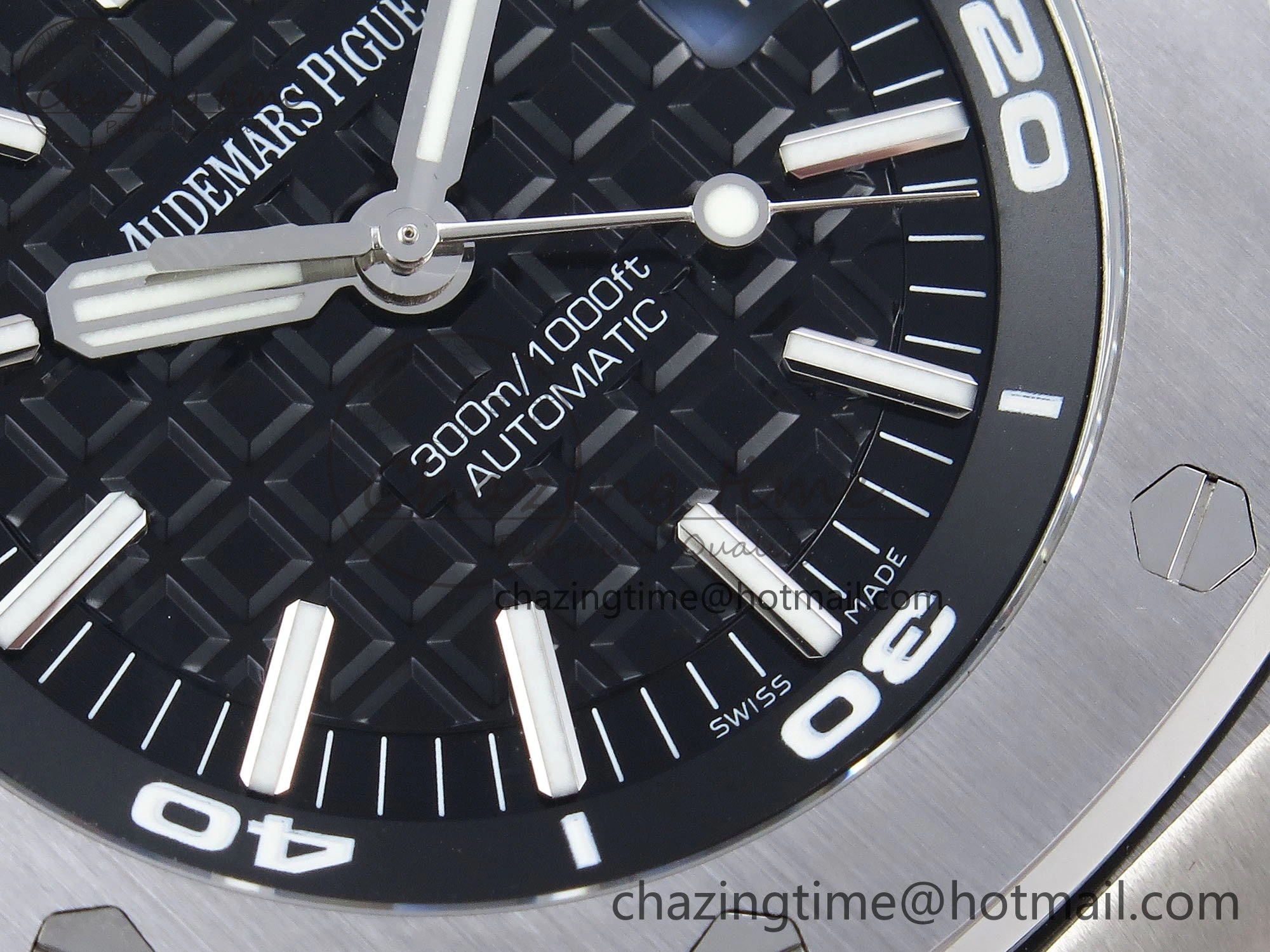 Royal Oak Offshore Diver 15710 APSF 1:1 Best Edition Black Dial on Black Rubber Strap A3120