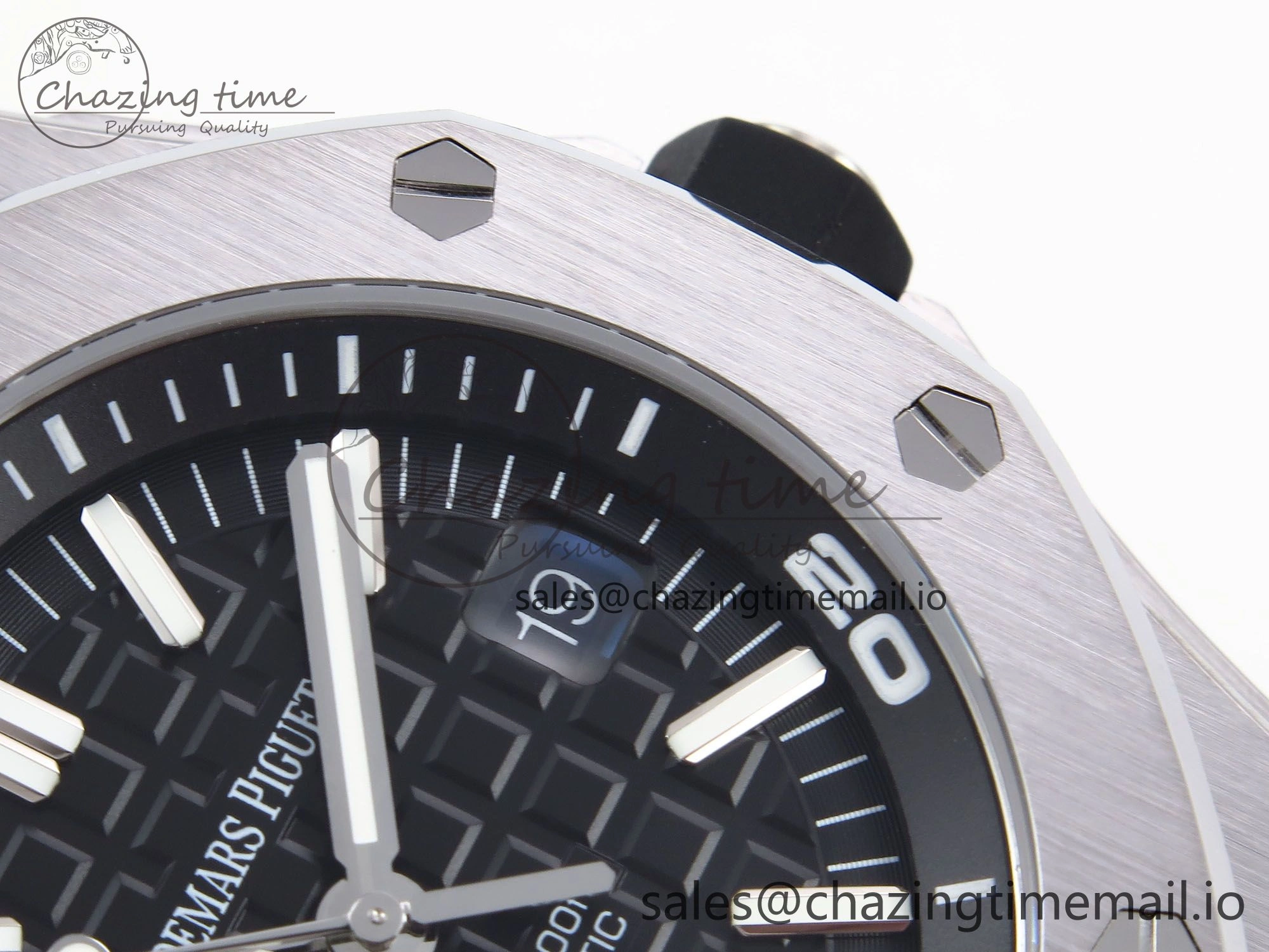 Royal Oak Offshore Diver 15710 APSF 1:1 Best Edition Black Dial on SS Bracelet SA3120 Super Clone