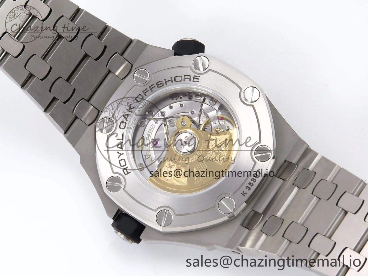 Royal Oak Offshore Diver 15710 APSF 1:1 Best Edition Black Dial on SS Bracelet SA3120 Super Clone