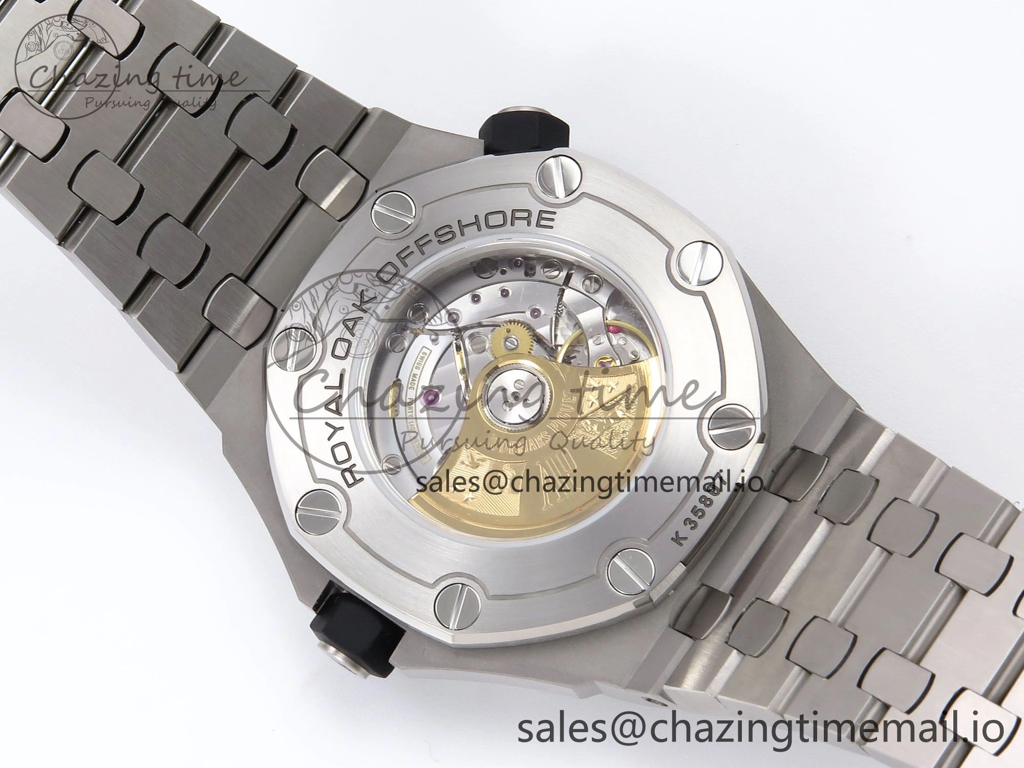 Royal Oak Offshore Diver 15710 APSF 1:1 Best Edition Black Dial on SS Bracelet SA3120 Super Clone