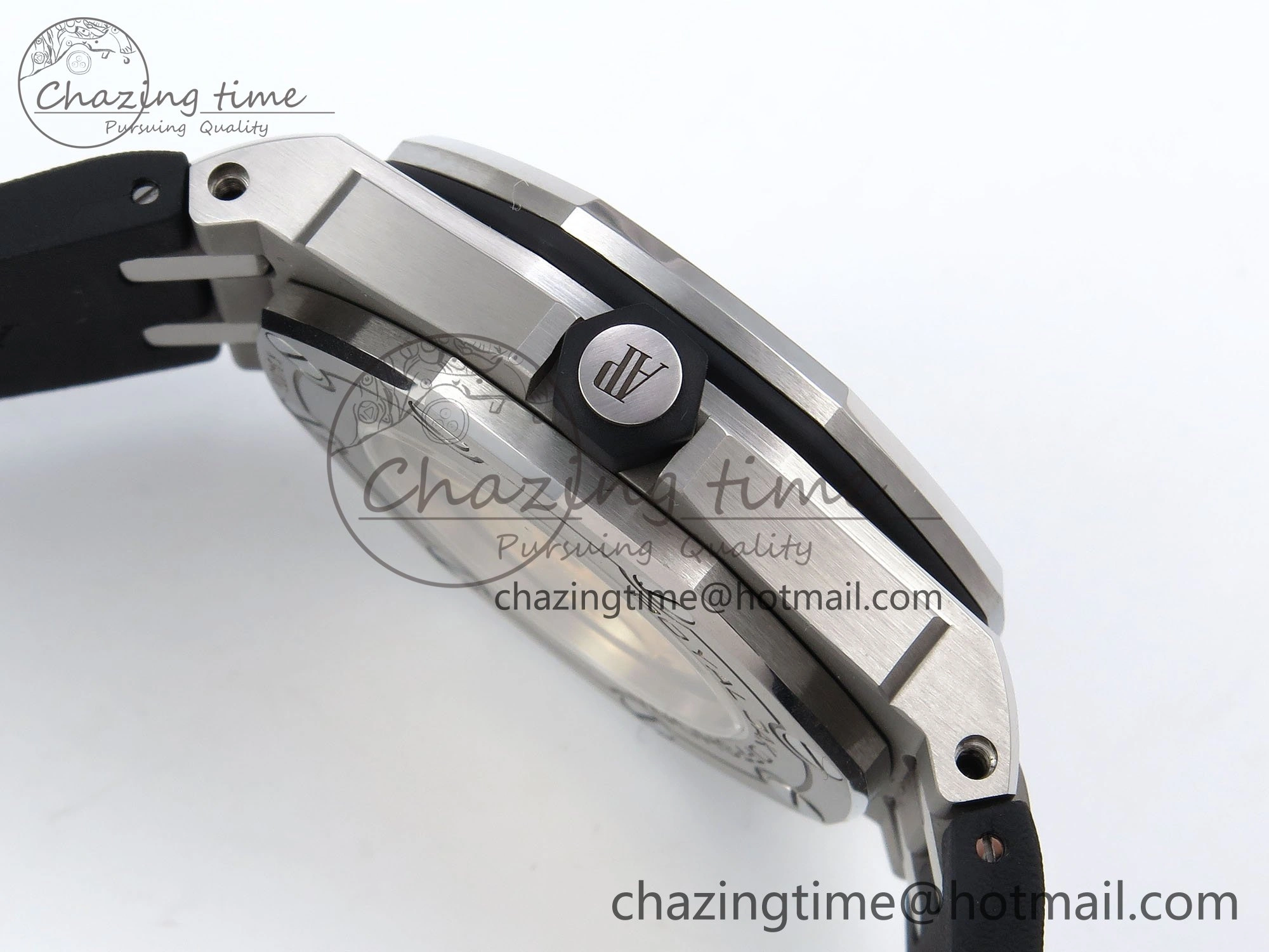 Royal Oak Offshore Diver 15710 IPF 1:1 Best Edition White Dial on Black Rubber Strap SA3120 Super Clone