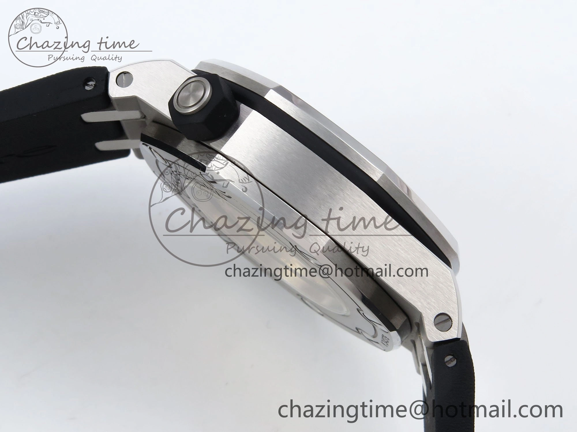 Royal Oak Offshore Diver 15710 IPF 1:1 Best Edition White Dial on Black Rubber Strap SA3120 Super Clone